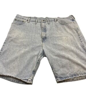 Wrangler 44 Mens Blue Jean Shorts Relaxed Fit 100% Cotton